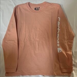 Carhartt Sleeve Logo Long Sleeve T-Shirt Loose Fit Women's S/M